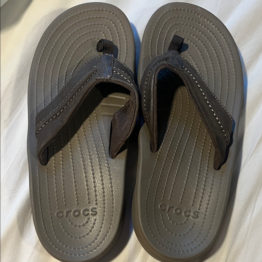 CROCS Dark Gray Sandals